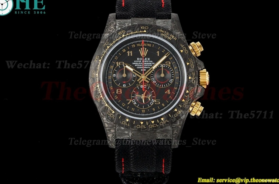 Diw SH4130 Daytona Black DIal Black FC NY 40mm DIWF 0318